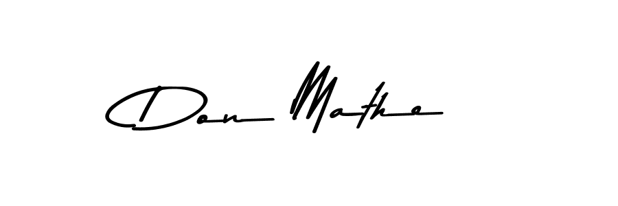 Asem Kandis PERSONAL USE is a professional signature style that is perfect for those who want to add a touch of class to their signature. It is also a great choice for those who want to make their signature more unique. Get Don Mathe name to fancy signature for free. Don Mathe signature style 9 images and pictures png