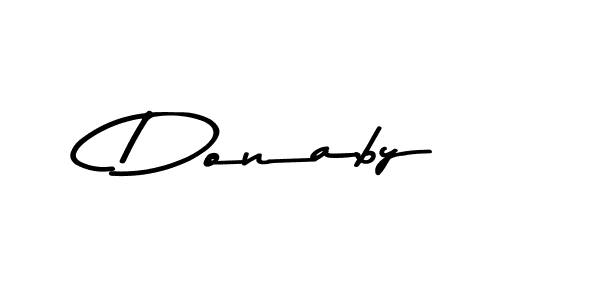 Make a beautiful signature design for name Donaby. With this signature (Asem Kandis PERSONAL USE) style, you can create a handwritten signature for free. Donaby signature style 9 images and pictures png