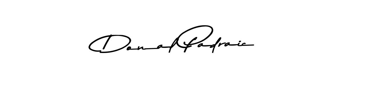 Design your own signature with our free online signature maker. With this signature software, you can create a handwritten (Asem Kandis PERSONAL USE) signature for name Donal Padraic. Donal Padraic signature style 9 images and pictures png