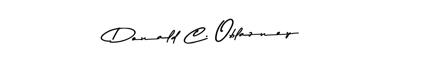 Make a beautiful signature design for name Donald C. Oblazney. Use this online signature maker to create a handwritten signature for free. Donald C. Oblazney signature style 9 images and pictures png