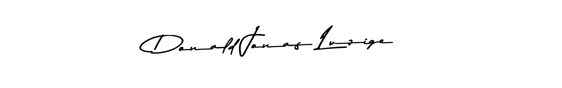 Asem Kandis PERSONAL USE is a professional signature style that is perfect for those who want to add a touch of class to their signature. It is also a great choice for those who want to make their signature more unique. Get Donald Jonas Luzige name to fancy signature for free. Donald Jonas Luzige signature style 9 images and pictures png