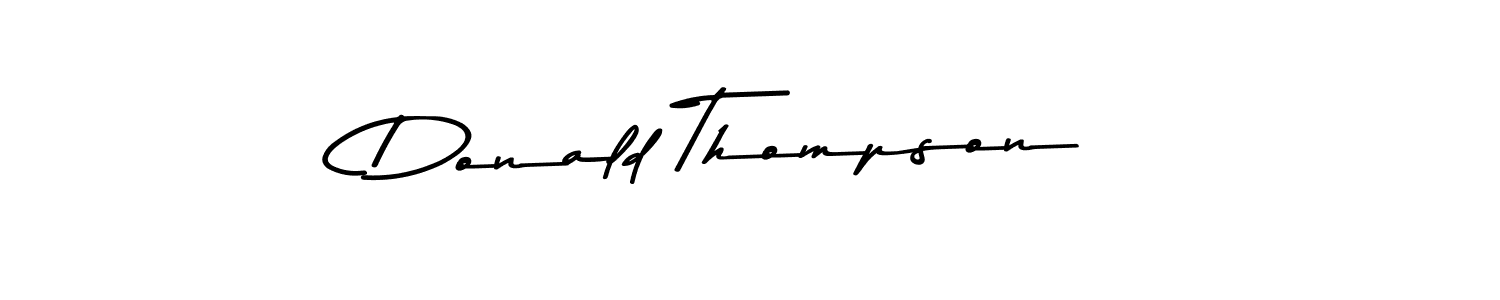 How to make Donald Thompson name signature. Use Asem Kandis PERSONAL USE style for creating short signs online. This is the latest handwritten sign. Donald Thompson signature style 9 images and pictures png