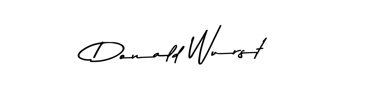 Make a beautiful signature design for name Donald Wurst. With this signature (Asem Kandis PERSONAL USE) style, you can create a handwritten signature for free. Donald Wurst signature style 9 images and pictures png