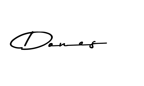 Use a signature maker to create a handwritten signature online. With this signature software, you can design (Asem Kandis PERSONAL USE) your own signature for name Dones. Dones signature style 9 images and pictures png