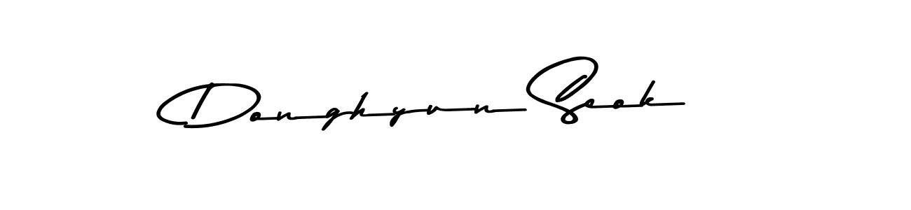 You should practise on your own different ways (Asem Kandis PERSONAL USE) to write your name (Donghyun Seok) in signature. don't let someone else do it for you. Donghyun Seok signature style 9 images and pictures png