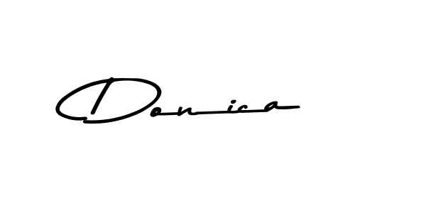 Use a signature maker to create a handwritten signature online. With this signature software, you can design (Asem Kandis PERSONAL USE) your own signature for name Donica. Donica signature style 9 images and pictures png