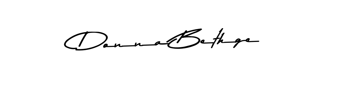 Asem Kandis PERSONAL USE is a professional signature style that is perfect for those who want to add a touch of class to their signature. It is also a great choice for those who want to make their signature more unique. Get Donna Bethge name to fancy signature for free. Donna Bethge signature style 9 images and pictures png