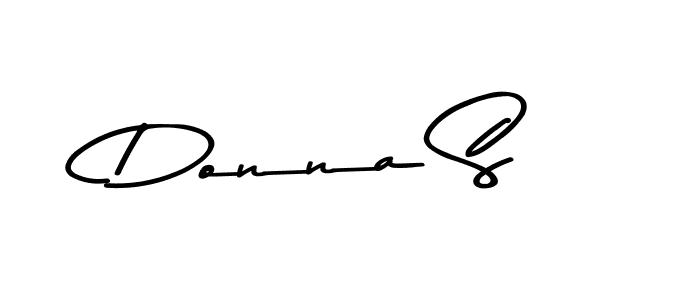 Use a signature maker to create a handwritten signature online. With this signature software, you can design (Asem Kandis PERSONAL USE) your own signature for name Donna S. Donna S signature style 9 images and pictures png