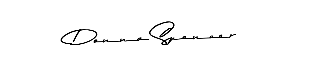 Design your own signature with our free online signature maker. With this signature software, you can create a handwritten (Asem Kandis PERSONAL USE) signature for name Donna Spencer. Donna Spencer signature style 9 images and pictures png