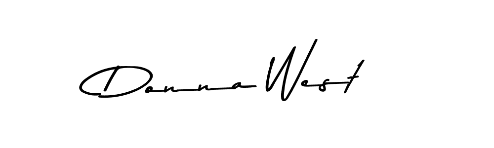 Design your own signature with our free online signature maker. With this signature software, you can create a handwritten (Asem Kandis PERSONAL USE) signature for name Donna West. Donna West signature style 9 images and pictures png