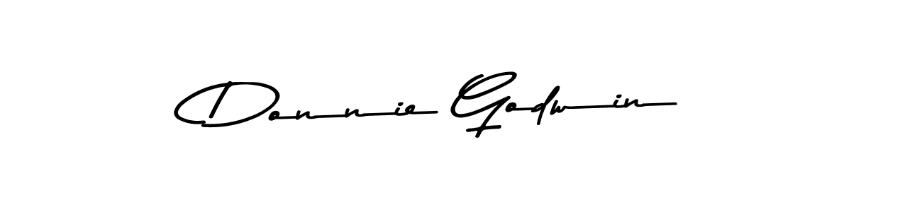 How to make Donnie Godwin name signature. Use Asem Kandis PERSONAL USE style for creating short signs online. This is the latest handwritten sign. Donnie Godwin signature style 9 images and pictures png