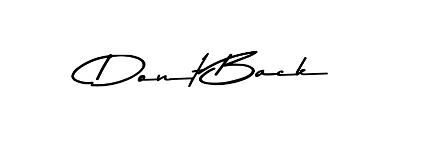 This is the best signature style for the Dont Back name. Also you like these signature font (Asem Kandis PERSONAL USE). Mix name signature. Dont Back signature style 9 images and pictures png