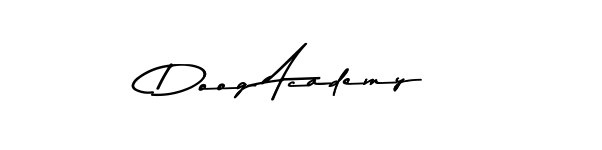 Create a beautiful signature design for name Doog Academy. With this signature (Asem Kandis PERSONAL USE) fonts, you can make a handwritten signature for free. Doog Academy signature style 9 images and pictures png