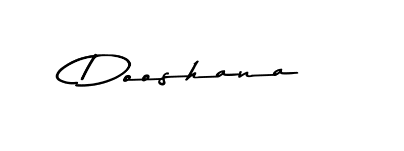 Use a signature maker to create a handwritten signature online. With this signature software, you can design (Asem Kandis PERSONAL USE) your own signature for name Dooshana. Dooshana signature style 9 images and pictures png