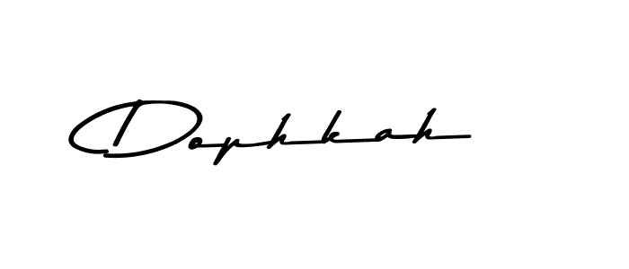 Make a beautiful signature design for name Dophkah. With this signature (Asem Kandis PERSONAL USE) style, you can create a handwritten signature for free. Dophkah signature style 9 images and pictures png