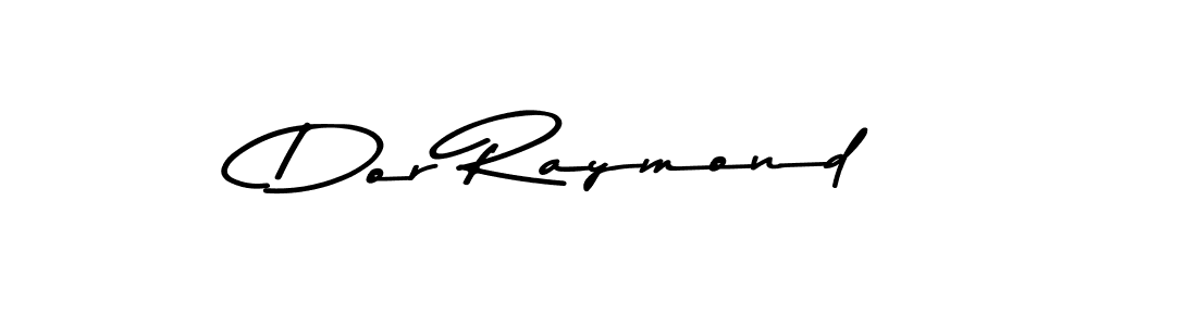 How to make Dor Raymond name signature. Use Asem Kandis PERSONAL USE style for creating short signs online. This is the latest handwritten sign. Dor Raymond signature style 9 images and pictures png