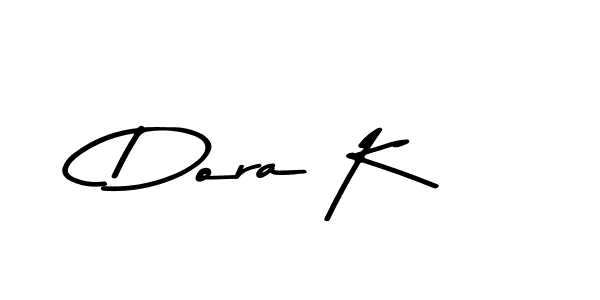 How to make Dora K name signature. Use Asem Kandis PERSONAL USE style for creating short signs online. This is the latest handwritten sign. Dora K signature style 9 images and pictures png