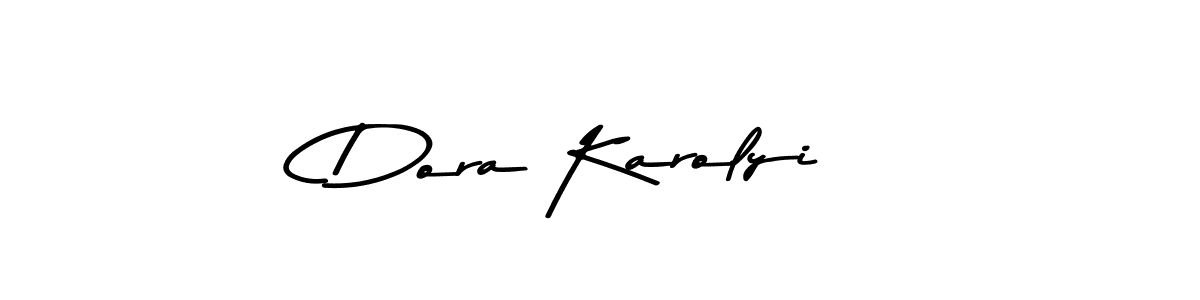 You should practise on your own different ways (Asem Kandis PERSONAL USE) to write your name (Dora Karolyi) in signature. don't let someone else do it for you. Dora Karolyi signature style 9 images and pictures png