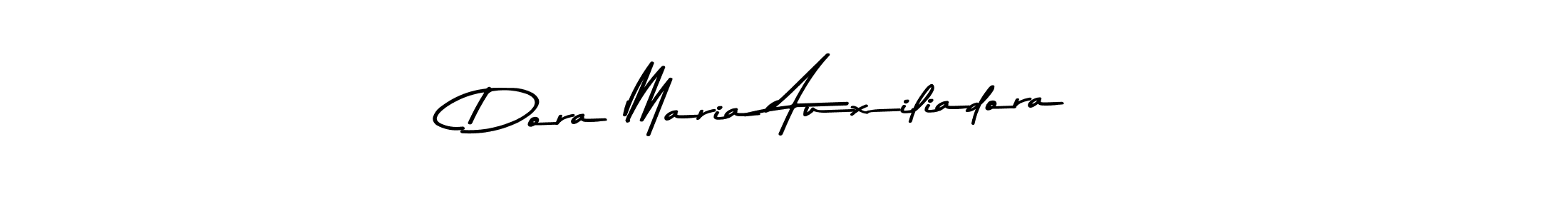 This is the best signature style for the Dora Maria Auxiliadora name. Also you like these signature font (Asem Kandis PERSONAL USE). Mix name signature. Dora Maria Auxiliadora signature style 9 images and pictures png