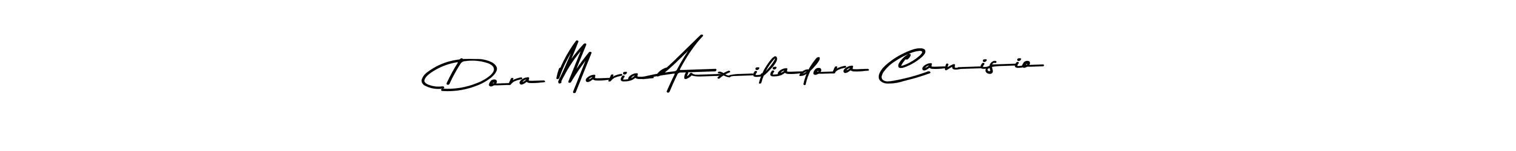 Design your own signature with our free online signature maker. With this signature software, you can create a handwritten (Asem Kandis PERSONAL USE) signature for name Dora Maria Auxiliadora Canisio. Dora Maria Auxiliadora Canisio signature style 9 images and pictures png