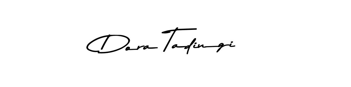 How to make Dora Tadingi name signature. Use Asem Kandis PERSONAL USE style for creating short signs online. This is the latest handwritten sign. Dora Tadingi signature style 9 images and pictures png