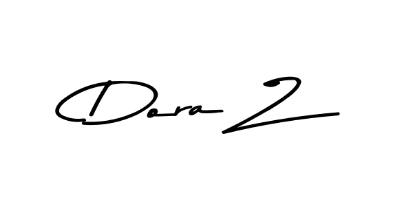 How to make Dora Z name signature. Use Asem Kandis PERSONAL USE style for creating short signs online. This is the latest handwritten sign. Dora Z signature style 9 images and pictures png