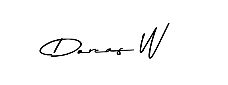 How to Draw Dorcas W signature style? Asem Kandis PERSONAL USE is a latest design signature styles for name Dorcas W. Dorcas W signature style 9 images and pictures png