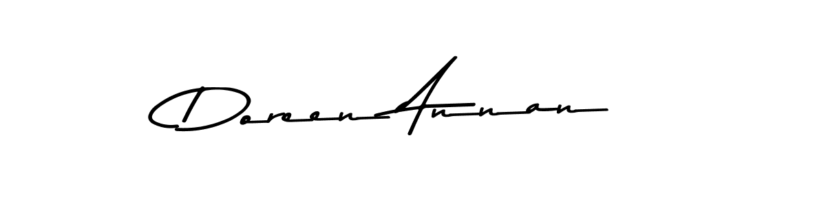 Doreen Annan stylish signature style. Best Handwritten Sign (Asem Kandis PERSONAL USE) for my name. Handwritten Signature Collection Ideas for my name Doreen Annan. Doreen Annan signature style 9 images and pictures png