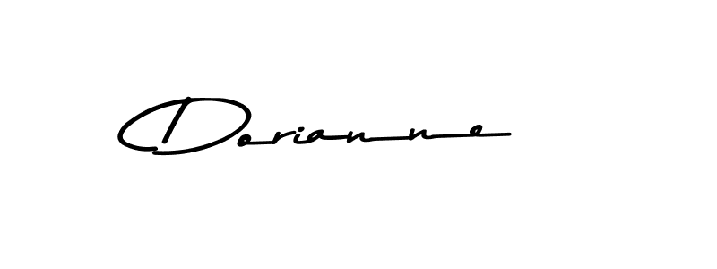 Make a beautiful signature design for name Dorianne. With this signature (Asem Kandis PERSONAL USE) style, you can create a handwritten signature for free. Dorianne signature style 9 images and pictures png