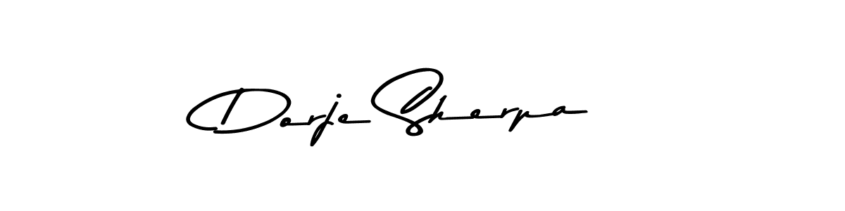 Also we have Dorje Sherpa name is the best signature style. Create professional handwritten signature collection using Asem Kandis PERSONAL USE autograph style. Dorje Sherpa signature style 9 images and pictures png