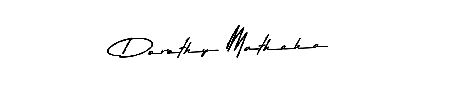 Design your own signature with our free online signature maker. With this signature software, you can create a handwritten (Asem Kandis PERSONAL USE) signature for name Dorothy Matheka. Dorothy Matheka signature style 9 images and pictures png