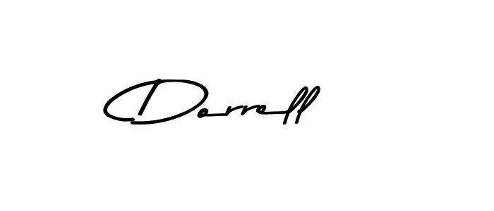 Make a beautiful signature design for name Dorrell. With this signature (Asem Kandis PERSONAL USE) style, you can create a handwritten signature for free. Dorrell signature style 9 images and pictures png