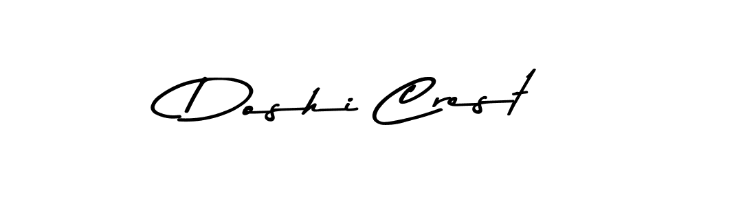 Use a signature maker to create a handwritten signature online. With this signature software, you can design (Asem Kandis PERSONAL USE) your own signature for name Doshi Crest. Doshi Crest signature style 9 images and pictures png