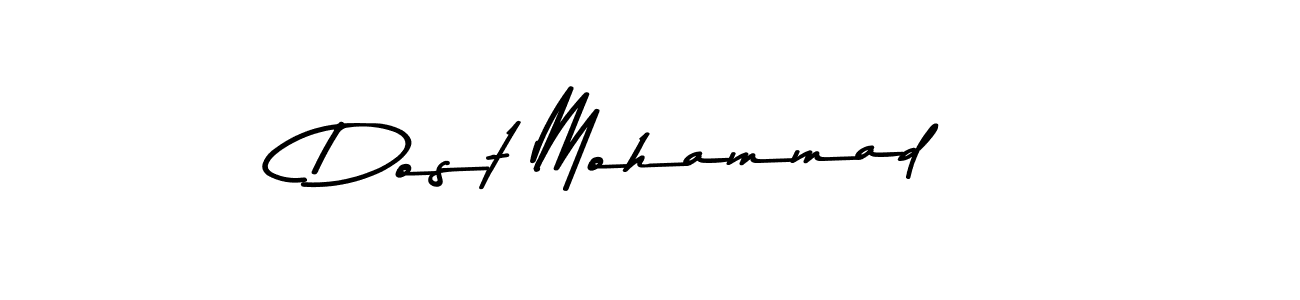 Use a signature maker to create a handwritten signature online. With this signature software, you can design (Asem Kandis PERSONAL USE) your own signature for name Dost Mohammad. Dost Mohammad signature style 9 images and pictures png