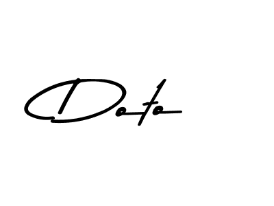 Also we have Doto name is the best signature style. Create professional handwritten signature collection using Asem Kandis PERSONAL USE autograph style. Doto signature style 9 images and pictures png