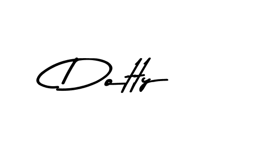 How to make Dotty name signature. Use Asem Kandis PERSONAL USE style for creating short signs online. This is the latest handwritten sign. Dotty signature style 9 images and pictures png