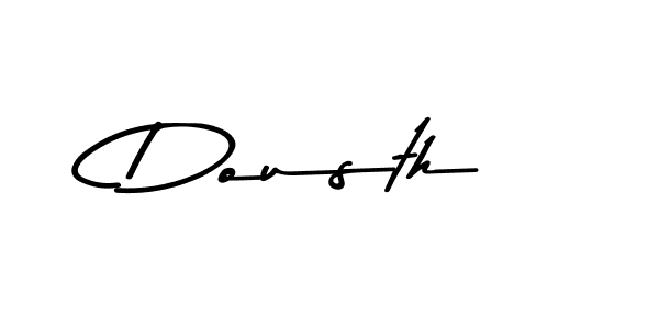 Here are the top 10 professional signature styles for the name Dousth. These are the best autograph styles you can use for your name. Dousth signature style 9 images and pictures png