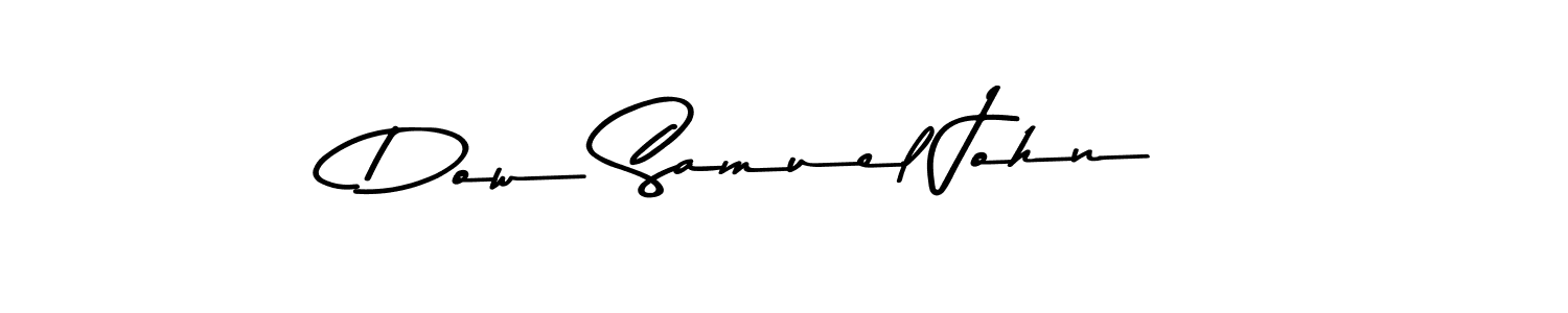 Asem Kandis PERSONAL USE is a professional signature style that is perfect for those who want to add a touch of class to their signature. It is also a great choice for those who want to make their signature more unique. Get Dow Samuel John name to fancy signature for free. Dow Samuel John signature style 9 images and pictures png