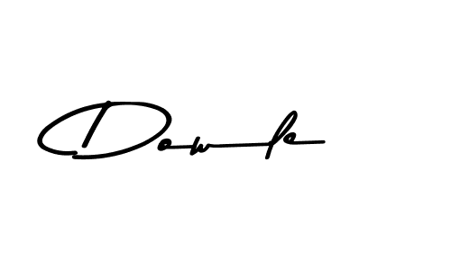 How to make Dowle name signature. Use Asem Kandis PERSONAL USE style for creating short signs online. This is the latest handwritten sign. Dowle signature style 9 images and pictures png