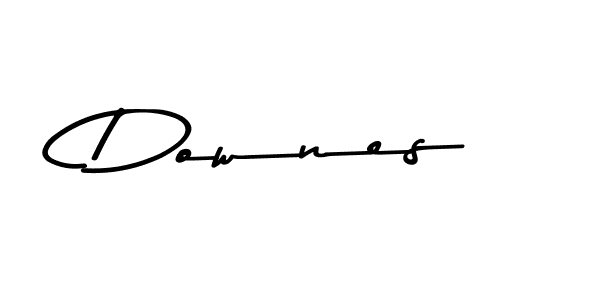 Design your own signature with our free online signature maker. With this signature software, you can create a handwritten (Asem Kandis PERSONAL USE) signature for name Downes. Downes signature style 9 images and pictures png