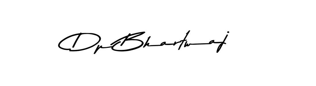 Create a beautiful signature design for name Dp Bhartwaj. With this signature (Asem Kandis PERSONAL USE) fonts, you can make a handwritten signature for free. Dp Bhartwaj signature style 9 images and pictures png