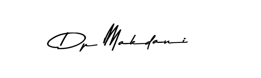 Dp Makdani stylish signature style. Best Handwritten Sign (Asem Kandis PERSONAL USE) for my name. Handwritten Signature Collection Ideas for my name Dp Makdani. Dp Makdani signature style 9 images and pictures png