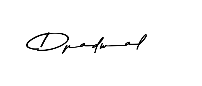 Similarly Asem Kandis PERSONAL USE is the best handwritten signature design. Signature creator online .You can use it as an online autograph creator for name Dpadwal. Dpadwal signature style 9 images and pictures png