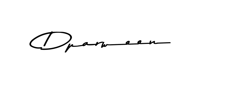 Design your own signature with our free online signature maker. With this signature software, you can create a handwritten (Asem Kandis PERSONAL USE) signature for name Dparween. Dparween signature style 9 images and pictures png