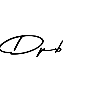 Use a signature maker to create a handwritten signature online. With this signature software, you can design (Asem Kandis PERSONAL USE) your own signature for name Dpb. Dpb signature style 9 images and pictures png