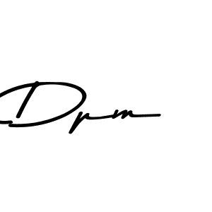 How to make Dpm signature? Asem Kandis PERSONAL USE is a professional autograph style. Create handwritten signature for Dpm name. Dpm signature style 9 images and pictures png