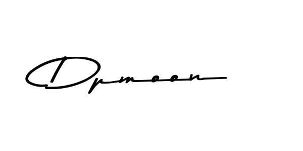 How to make Dpmoon name signature. Use Asem Kandis PERSONAL USE style for creating short signs online. This is the latest handwritten sign. Dpmoon signature style 9 images and pictures png