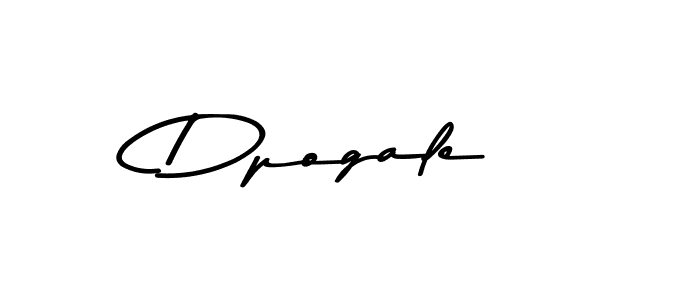 Also You can easily find your signature by using the search form. We will create Dpogale name handwritten signature images for you free of cost using Asem Kandis PERSONAL USE sign style. Dpogale signature style 9 images and pictures png