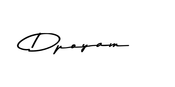 if you are searching for the best signature style for your name Dpoyam. so please give up your signature search. here we have designed multiple signature styles  using Asem Kandis PERSONAL USE. Dpoyam signature style 9 images and pictures png