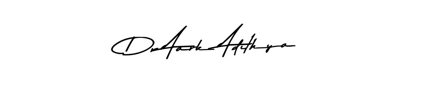 Design your own signature with our free online signature maker. With this signature software, you can create a handwritten (Asem Kandis PERSONAL USE) signature for name Dr Aark Adithya. Dr Aark Adithya signature style 9 images and pictures png